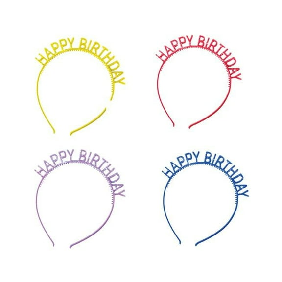 6 x 8 in. Plastic Headbands with Glitter