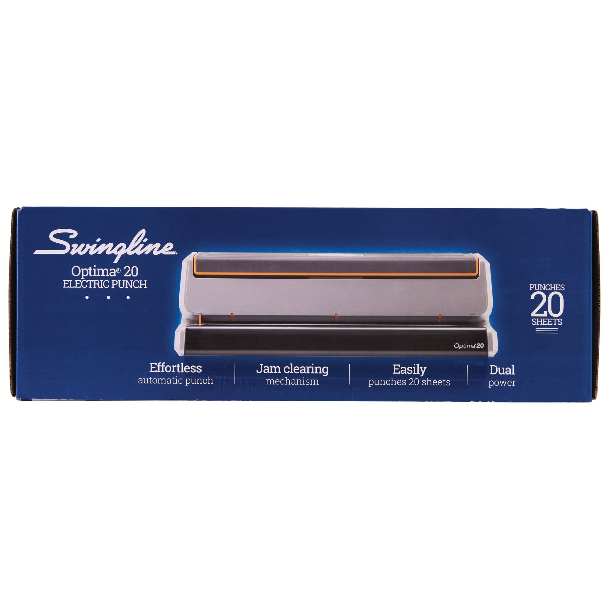 Swingline Optima 20 Electric Punch 3 Holes 8 12 Centers 20 Sheets - Electric