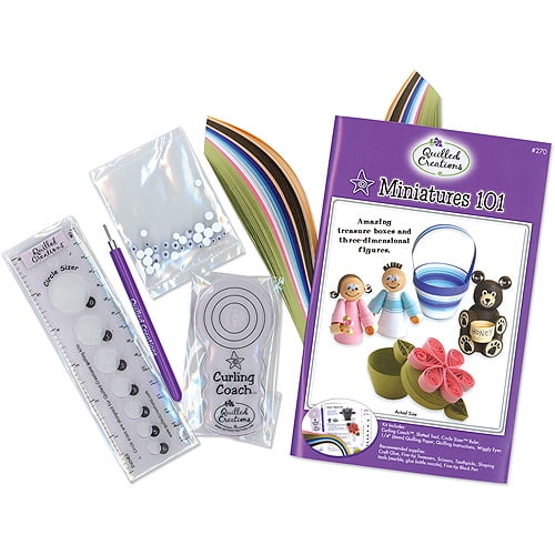 Quilled Creations Quilling Kit, Miniatures 101