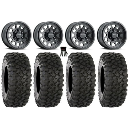 Method 414 15 Wheels Black 30 XC450 Tires Can-Am Maverick R Method 414 15 Wheels Black 30 XC450 Tires Can-Am Maverick R