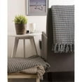 thumbnail image 2 of DII 60x50" Modern Cotton Houndstooth Throw in French Blue/White, 2 of 4