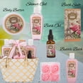 thumbnail image 5 of Draizee Spa Gift Bag British Rose Luxury Skin Care Set Shower Gel Body Butter, 5 of 5