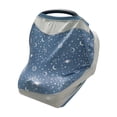 thumbnail image 1 of Funda multiusos Boppy, azul, cielo estrellado, malla transpirable UPF 50+, 1 of 6