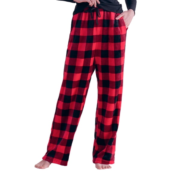 Joyfy Women's Pajama Pants,Fleece Pajama Pants with Pockets,Bottoms Comfy Sleep Lounge PJ Pants