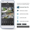 thumbnail image 5 of Amcrest Analog 4K Outdoor Security Camera, Turret 8MP @20fps CCTV-Coax-BNC Camera, 98ft Night Vision, 125° Angle, Built-in Mic, Black (AMC4KDM28-B-V2), (Not an IP Camera) DVR Required, Not Included, 5 of 6