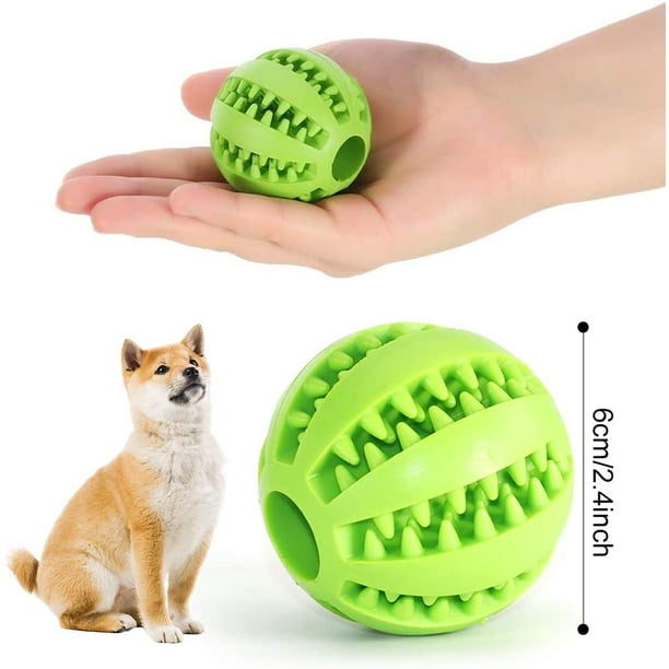 Dog teeth cleaning rubber ball sales