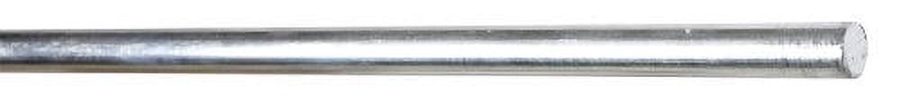 Hillman Aluminum Curtain Rod - Brass Finish, Adjustable, Single Rod - 3/8 in x 8 ft