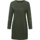 thumbnail image 3 of Vestido tipo jersey para mujer de invierno, manga larga, túnica, 3 of 5