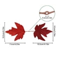 thumbnail image 3 of Clearance Sale! Artificial Maple Leaves Fall Leaves Thanksgiving Day Autumn Decorations Wedding Parties Props Party Table Decor Crafts Artificial Flowers（50PC）, 3 of 8