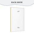 thumbnail image 4 of Cargadores Interruptores de luces Panel de interruptores de marco romano de cuero simple Panel de pared Interruptor de luz simple doble/tirador, 4 of 8