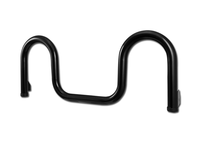 Automotive BLACK 2" T304 STAINLESS STEEL SUPPORT REAR SEAT ROLL BAR