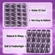 thumbnail image 5 of Kit de racimos de pestañas Mavphnee Natural Wispy CC-Curly 132 unidades, 5 of 8