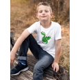 thumbnail image 2 of Cute Green Dragon T-Shirt Juniors -Image by Shutterstock,  x-Small, 2 of 4