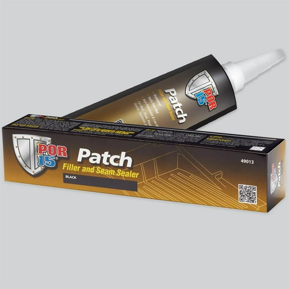 Por 15 Body Seam Sealer 49013 Used To Patch Holes In Steel/Wood/Plastic/Fuel Tank/Concrete; Black; 4 Ounce Tube; Single