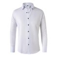 thumbnail image 4 of Birdeem Chemises pour Hommes Mode Homme Décontractée Hauts Unis Col Rabattu Boutons Chemises Cardigan, 4 of 10