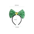 thumbnail image 4 of Accesorios de Disfraz para Mujeres Conjunto de Disfraz Y Accesorios de Fiesta Del Día de San Patricio - Falda de Tutu, Corbata de Arco (Adulto) Verde, 4 of 6
