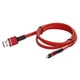 thumbnail image 2 of Cable de carga rápida 5A, cable de datos de carga menos pérdida 1 m de espesor rojo para teléfono móvil Android para teléfono móvil IOS,Cable de datos de carga Cable de carga rápida para Android 5A Ca Higoodz Accesorios electrónicos, 2 of 7
