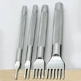 thumbnail image 4 of Leather Craft DIY Pricking Iron Diamond Stitching Chisel Hole Punch Tool 3/4mm, 4 of 7