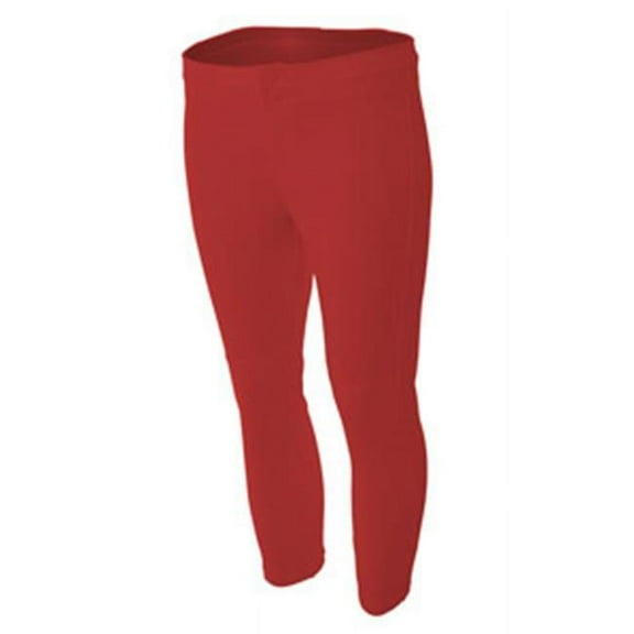 A4 Softball Pant For Women in Red | NW6166
