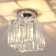 thumbnail image 3 of Araña De Cristal Semi Empotrada Lámpara De Techo Lámpara Colgante De Cristal Lámpara De Cristal Exquisita Linterna Led Moderna De Alta Para El Hogar Sala De Estar Dormitorio Hotel Casa Eigraketly HA026469-02, 3 of 6