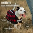 thumbnail image 3 of Jeffers Expression Buffalo Check Fleece Dog Rug - Warm, Lightweight, Cozy Dog Fleece for Small to Large Dogs, Machine Washable Dog Sweater, Ideal for Winter, Indoor & Outdoor Use, Puppy Blanket, 28”, 3 of 6
