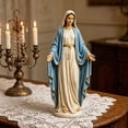 thumbnail image 3 of Our Lady of Grace Mary Statue 12 Inch, Resin Religious Figurine with Outstretched Arms, Catholic Home Decor for Altar, Hand-Painted Virgin Mary Gift for Baptism Confirmation, 3 of 6