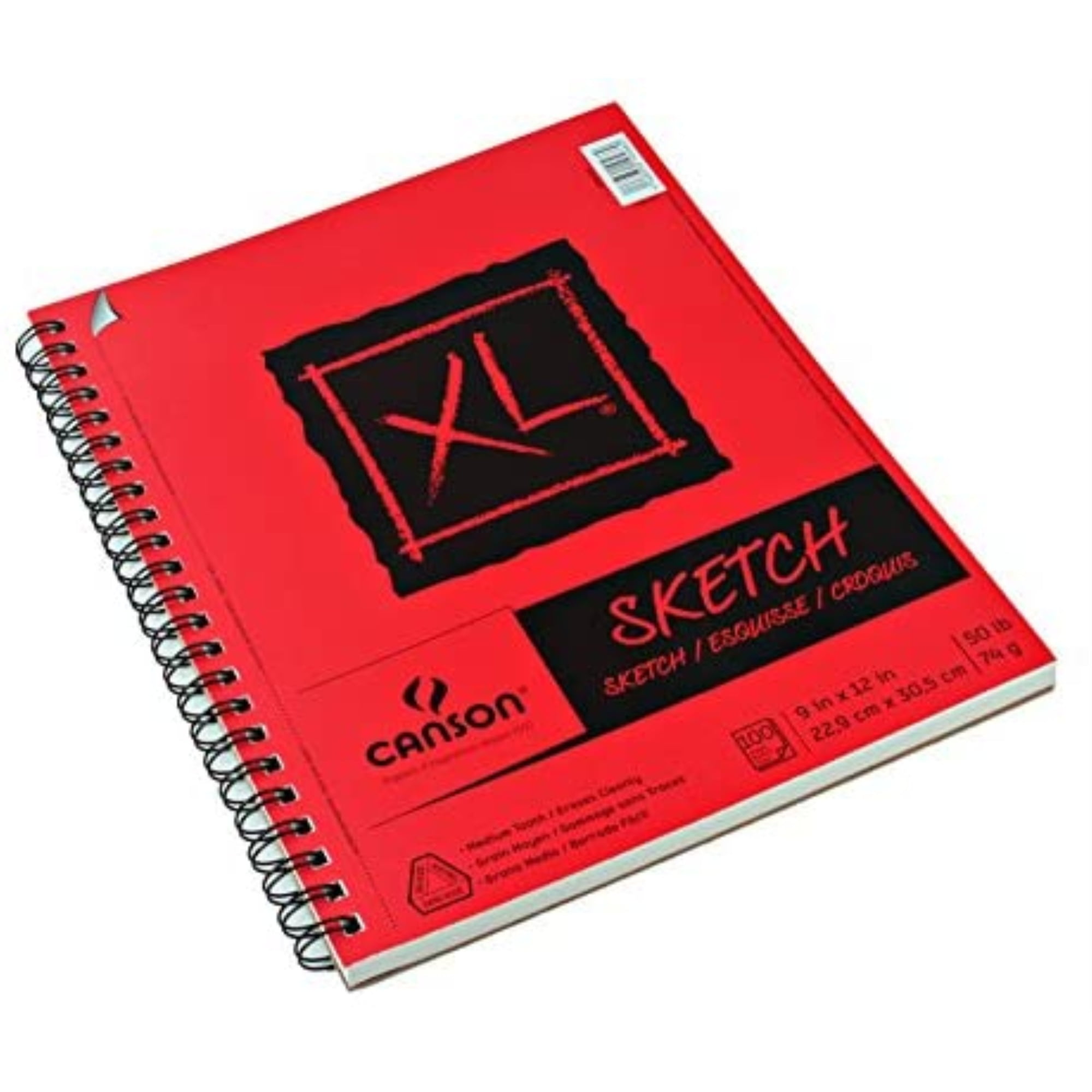 Canson 9 x 12 Wire Bound Sketch Book 80 Sheets/Book (16466)