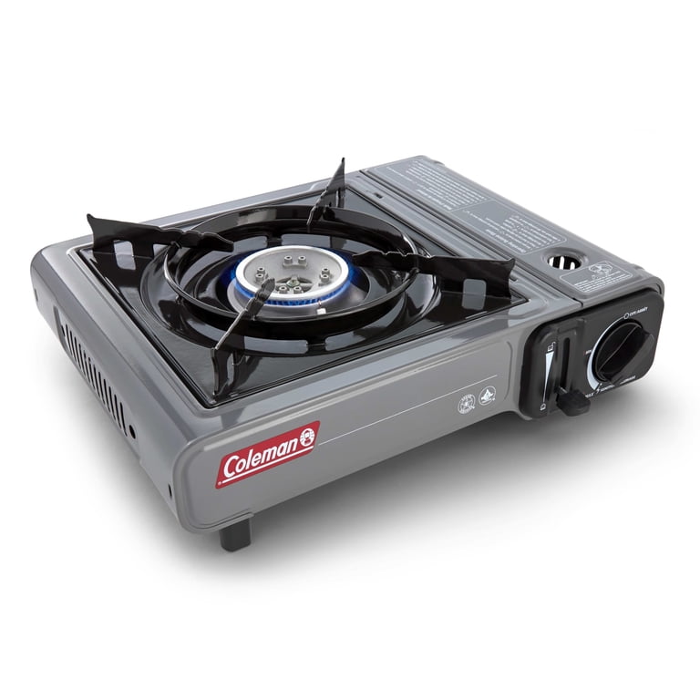 Coleman Tabletop Portable Butane Camping Stove, 1 Burner, Gray