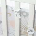 thumbnail image 4 of Sweet Jojo Designs + BreathableBaby Celestial Pink Gold and Grey Breathable Mesh Crib Liner Pad, 4 of 6