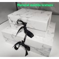 thumbnail image 2 of wqlpp-A5 Deep Marble Gift Box 9X6.7X4 Inch with Magnetic Lid and Silk Ribbon for Chocolate Christmas Gift Boxes, Bridesmaid Proposal Presents, Birthdays, Wedding, Holidays, Anniversaries Gift Packagi, 2 of 4