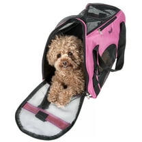 Pet Life ® 'Altitude Force' Airline Approved Sporty Zippered Folding Fashion Pet Dog Carrier