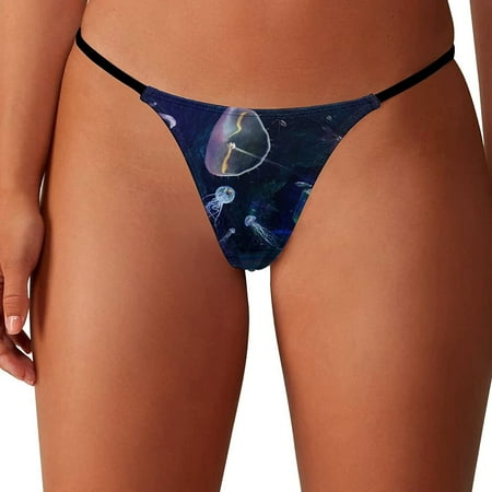 

Jewels of The Deep Women s G-String Thongs Low Rise Hipster Underwear Stretch T-Back Panties