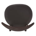thumbnail image 5 of Weston Home Arne Mid-Century Tapered Dining Chairs, Set of 2, Black Finish, Black Vinyl, 5 of 7