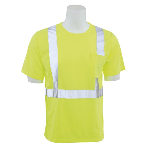 ERB Safety ERB Safety 9601S Ansi Class 2 TShirt Short Sleeve W