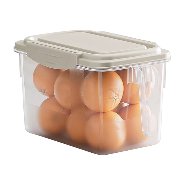 EGNMCR Kitchen Gadgets, Kitchen Accessories, Kitchen Utensils, Kitchen Tool Refrigerator Storage Box 4.5L Vegetable Food Storage Box Stackable Storage Box The storage