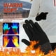 thumbnail image 5 of 1-6pcs HOUKEA HKA06-A021-2-BK2 1 Pair Nylon Gloves Winter Outdoor Sports Skiing Touch Screen Hand Wa, 5 of 5
