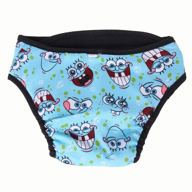WDOplteas Pantalones Fisiológicos para Pantalones Cortos Sanitarios para La Menstruación Femeninos (azul M)
