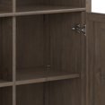 thumbnail image 5 of Simpli Home Lev SOLID WOOD 39 inch Wide Contemporary Medium Storage Cabinet in Smoky Brown, 5 of 12