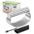 thumbnail image 1 of Professional Stainless Steel Manual Garlic Press, Garlic Crusher, Garlic Press Rocker Crusher, 1 of 5