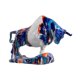 thumbnail image 3 of Estatua de ganado, figura de toro de resina, decoración del hogar, regalo para amigos, diseño creativo Azul y blanco, 3 of 9