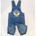 thumbnail image 3 of Peacolate 3M-3Years Baby Boy Blue Denim Overalls Dog Pants for Infant Toddler Kids,Dog,9-12M, 3 of 4