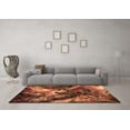 thumbnail image 3 of Ahgly Company Indoor Square Oriental Orange Industrial Area Rugs, 7' Square, 3 of 4