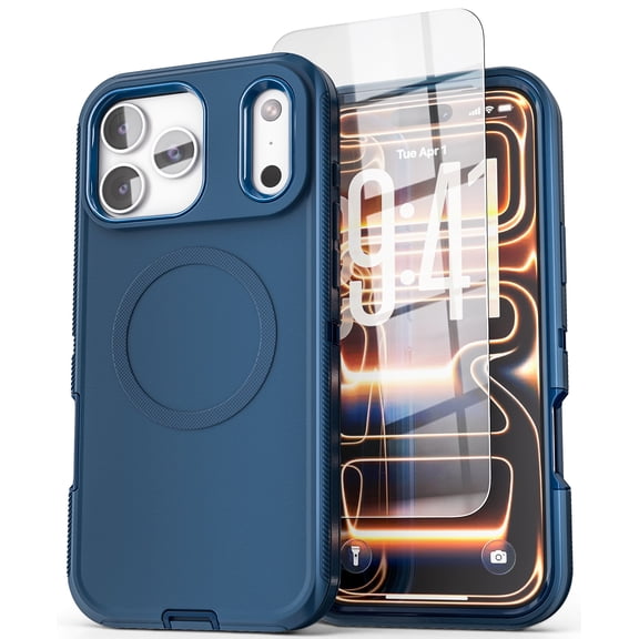 Encased Ranger Case with Screen Protector for iPhone 18 Pro in Blue