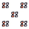 thumbnail image 2 of maskred 2x Adjustable Bicycle Light Bracket For Optimal Light Angle Adjustment Assorted Color 5Set, 2 of 6