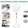 thumbnail image 5 of Technical Pro 16 Inch Wifi Standing Fan Oscillating Black White Amazon Alexa Google Home, 5 of 5