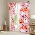thumbnail image 3 of Manfei Halloween Curtains and Drapes (42x63) for Teens, Spooky Bat Print Blackout Curtains for Bedroom, Funny Pumpkin Curtains for Living Room, Window Treatments Room Decorative, 3 of 6