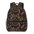 thumbnail image 1 of Easygdp Decorative Feathers Mochila Ergonómica Versátil para Laptop - Múltiples Bolsillos, Correas Ajustables, Unisex para Escuela, Viajes y Actividades al Aire Libre-One Size, 1 of 5
