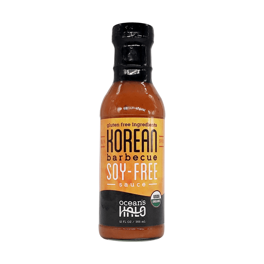Ocean's Halo Organic SoyFree Korean BBQ Sauce, 12 oz [Pack of 6