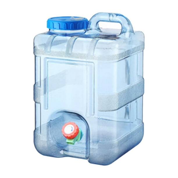 Récipient à eau Seau à eau Portable Seau de qualité alimentaire avec  couvercle Porte-bouteille d'eau Camping Carafe de stockage d'eau pour laver  la 20L