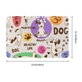 thumbnail image 3 of Daiia Dog Doing Yoga Front Door Mat, Heavy Duty Durable Welcome Mat for Outdoor Indoor, Dirt Trapper Waterproof Super Absorbent Door Mat, 16" x 24", 3 of 9